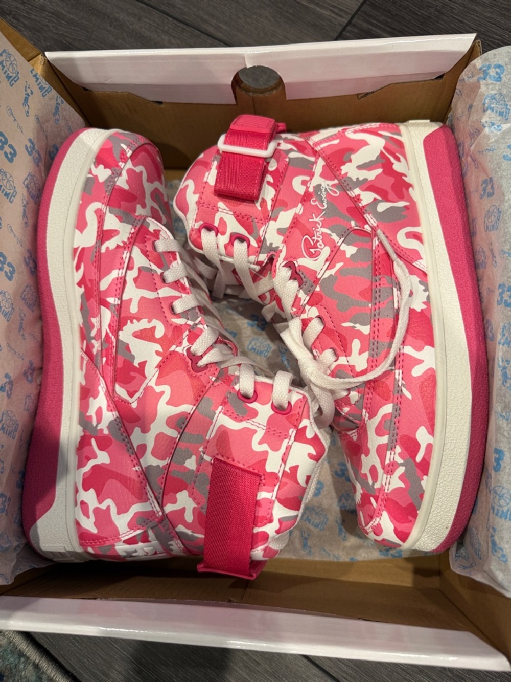 Ewing Athletics 33 Orion Strap Women's Pink Camo Athletic Shoes